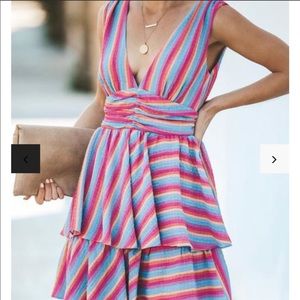 NWT Vici striped dress